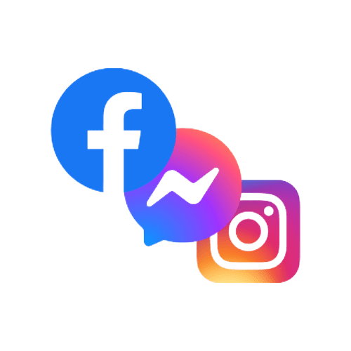 Facebook Messenger and Instagram logo